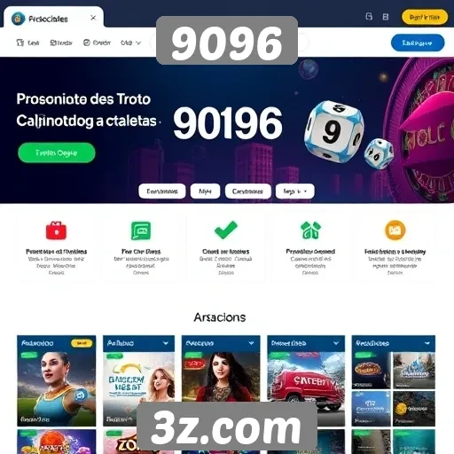 Análise das principais funcionalidades do site 9096